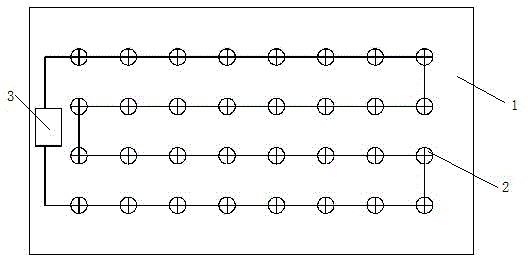 PV-LED integrated double-glass module encapsulation method