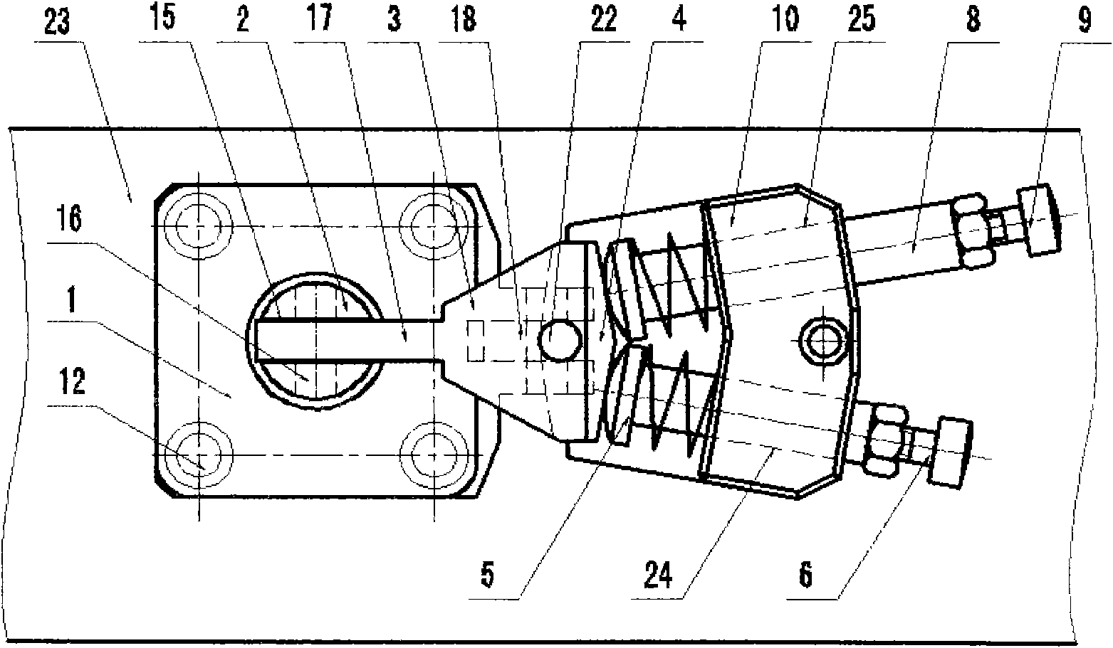 Clamping structure for fixture