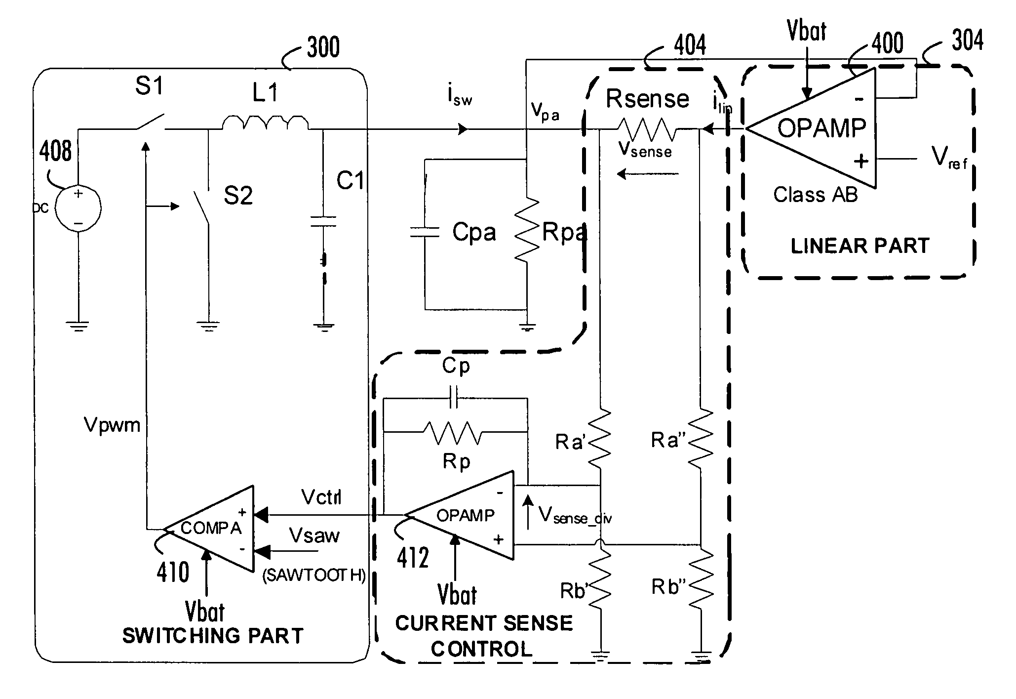 Multi-mode amplitude modulator control method