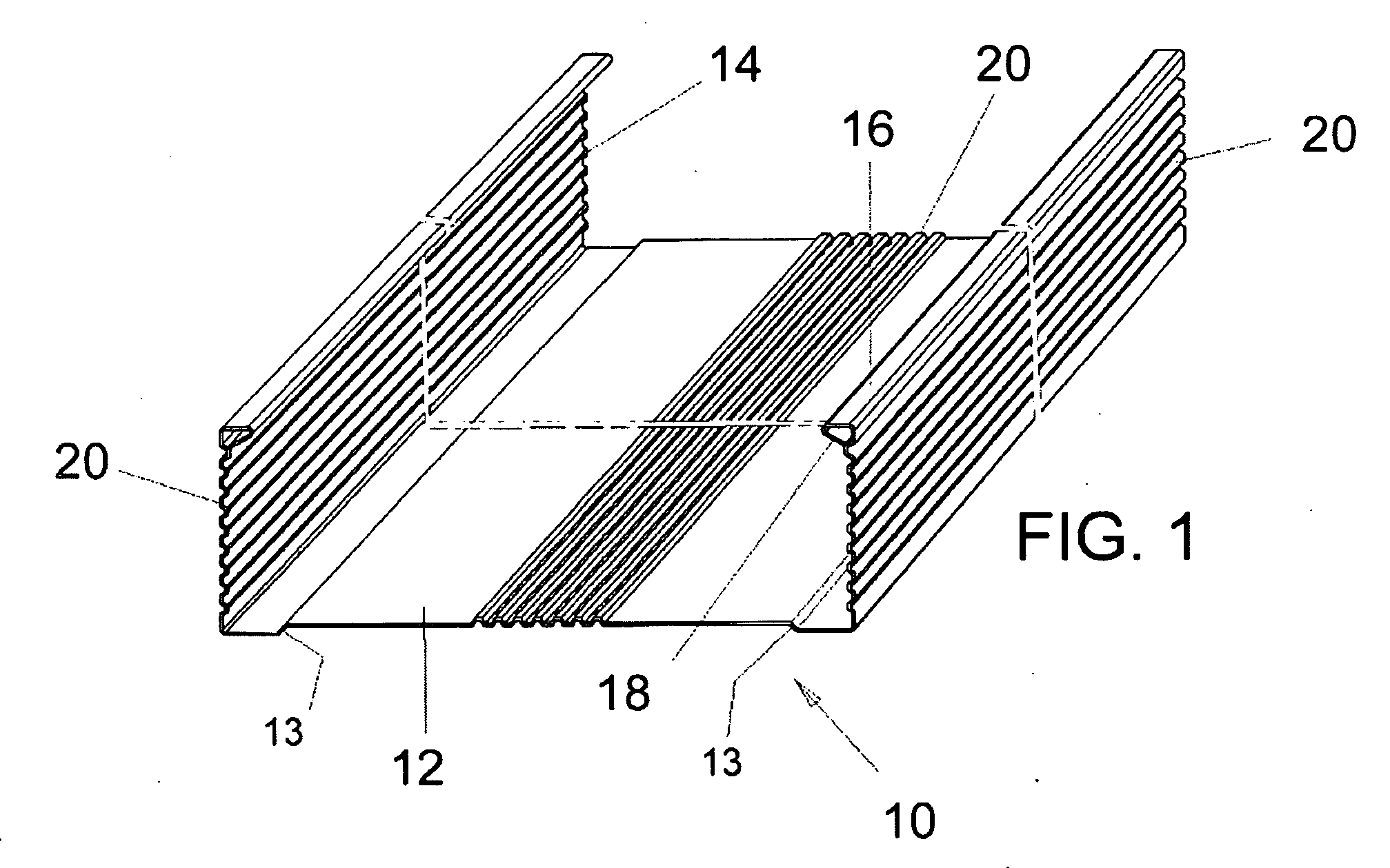 Non load-bearing metal wall stud having increased strength