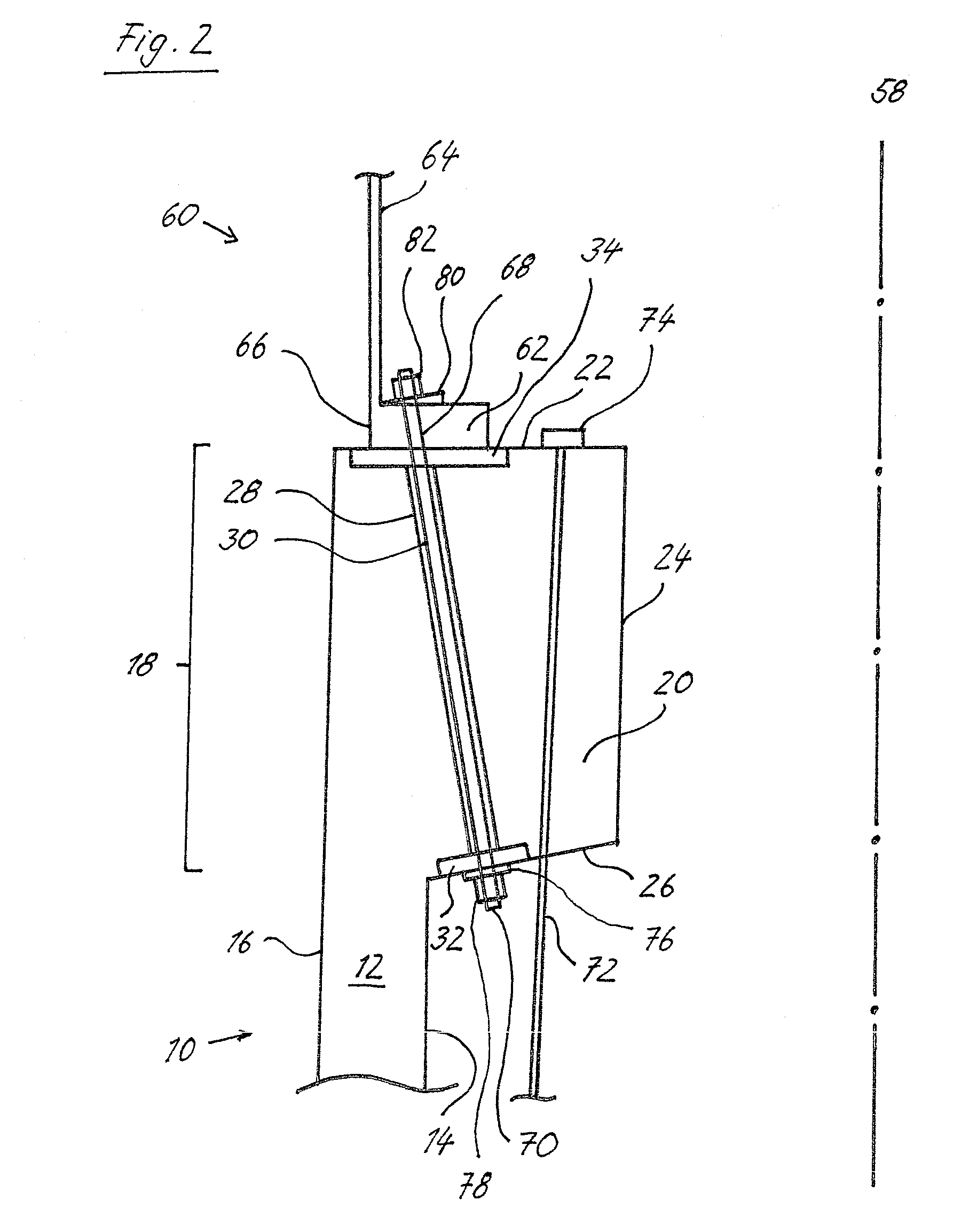 Wind energy plant tower