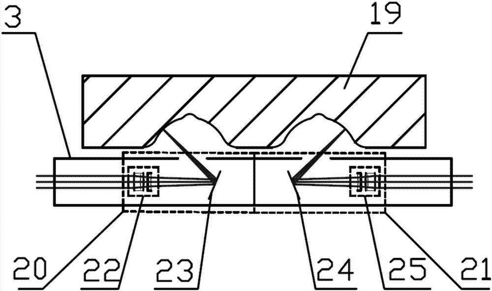 Novel device for detecting inner rolling path profile of ball screw nut, and method of device