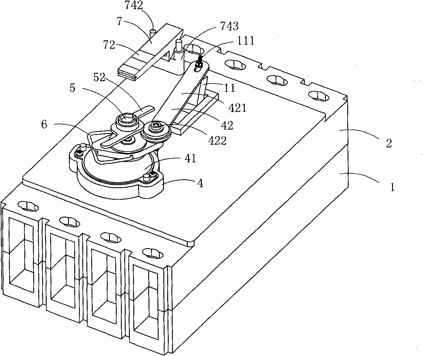 Electrodynamic type intelligent breaker