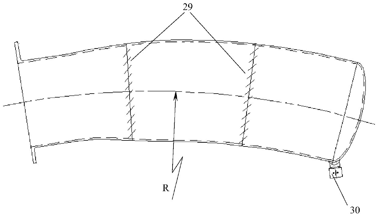 Laser welding clamping and positioning device and method for curved cylinder structure