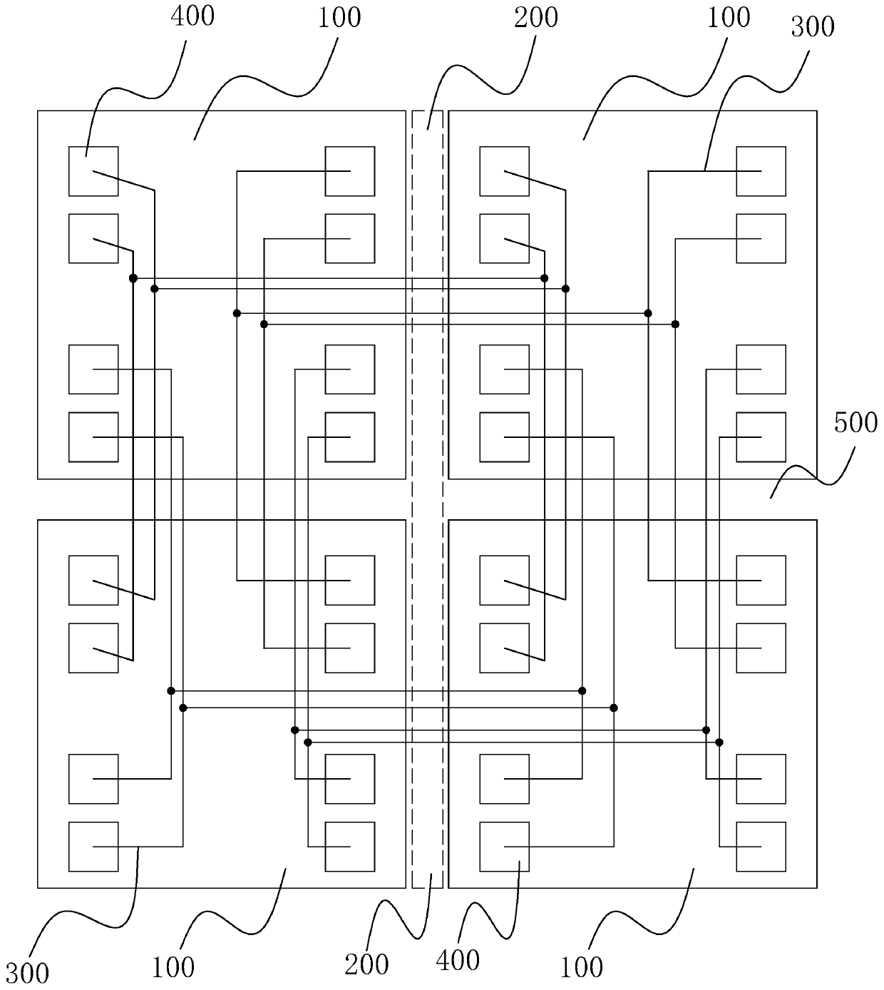 Method for expanding high-capacity chip by using single-type chip and high-capacity chip