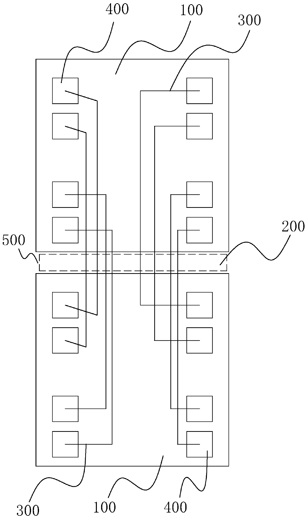 Method for expanding high-capacity chip by using single-type chip and high-capacity chip