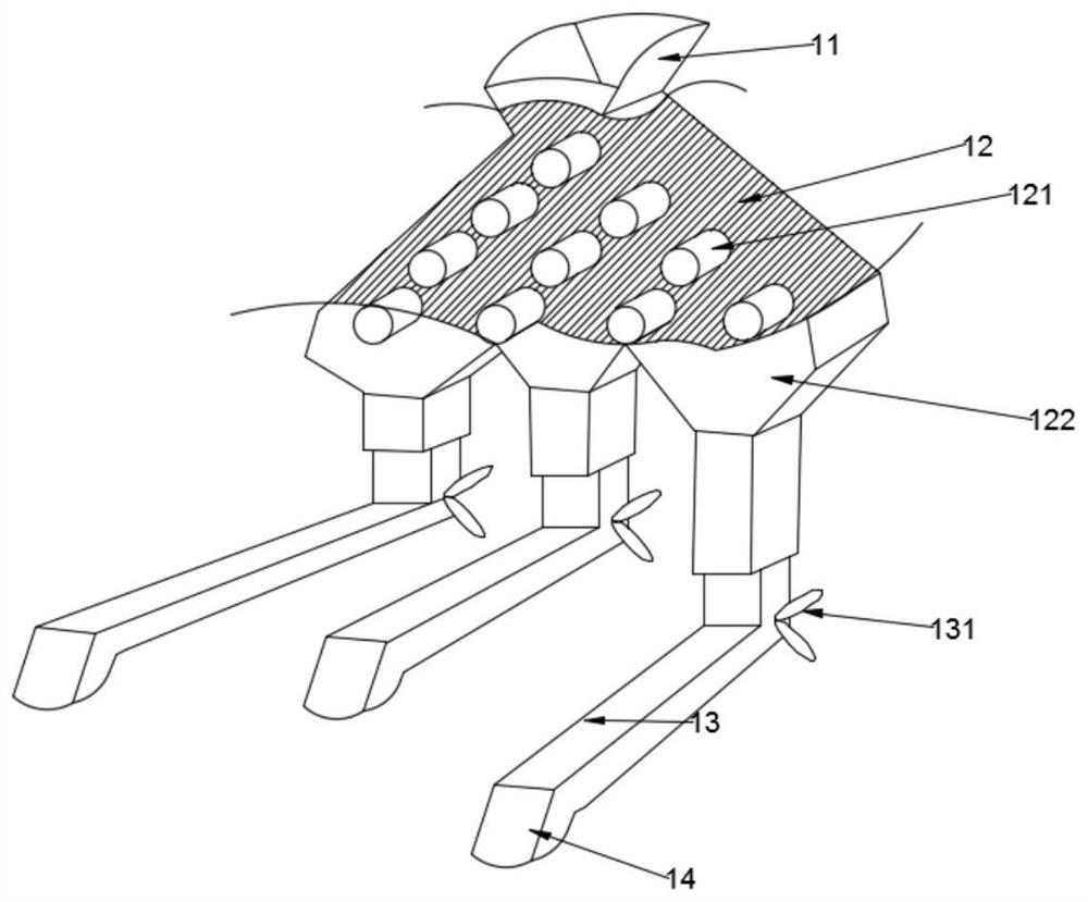 A limb coordination rehabilitation training device for mentally retarded children