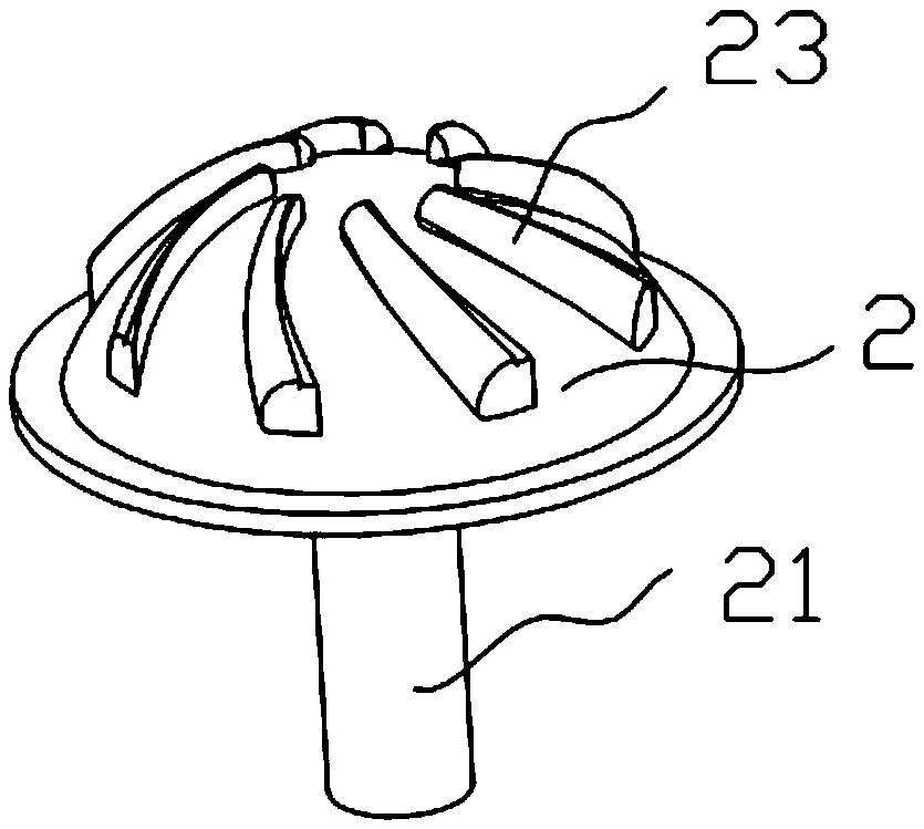 Magnetic suspension floor drain core