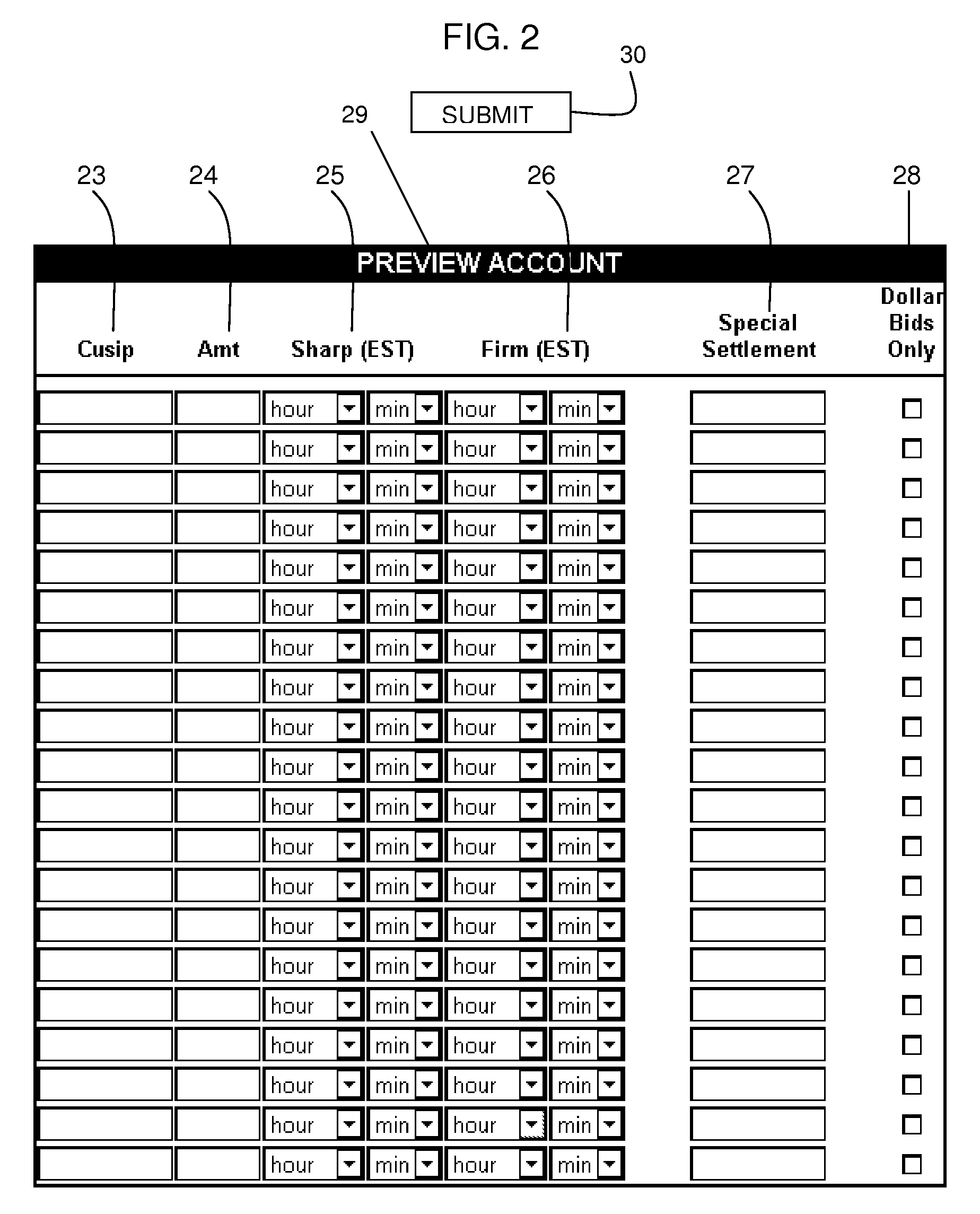 Securities auction system and method