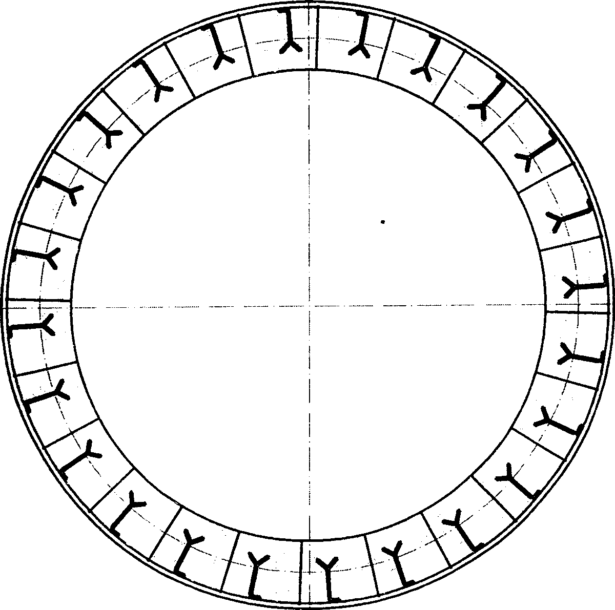 Rotary kiln casting material prefabricated sections and method for making same