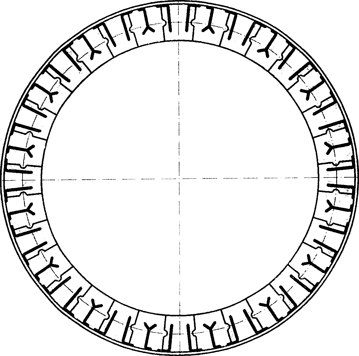 Rotary kiln casting material prefabricated sections and method for making same