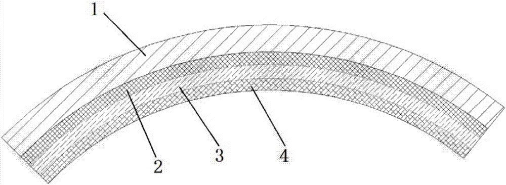 Detection method for de-binding of metal matrix composite