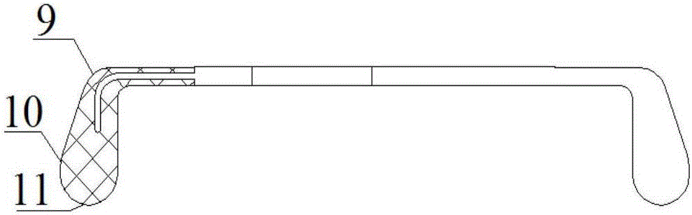 Vacuum arc extinguish chamber with composite shielding structures