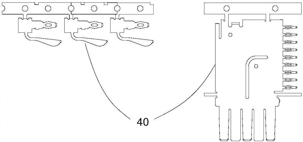 Universal forming terminal fixture for measurement