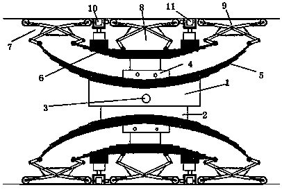 An automatic communication cable laying equipment