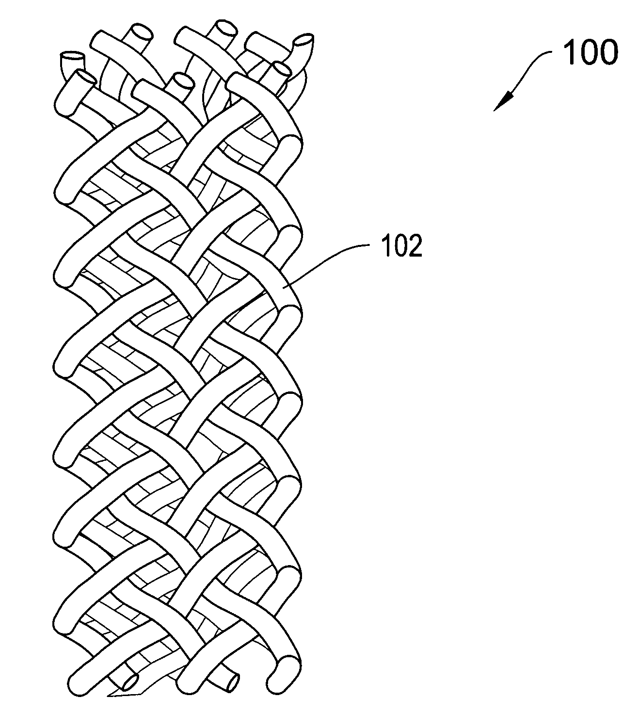 Flattened tubular mesh sling and related methods