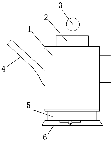 Electric kettle with energy-saving and environment-friendly function