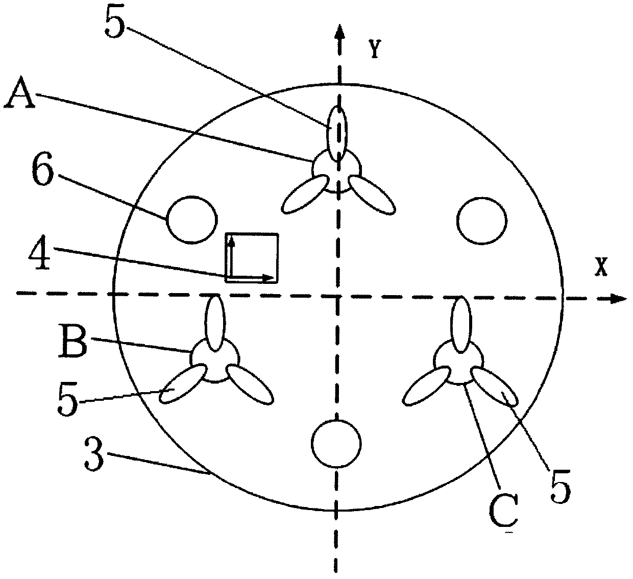 Active balance control system for deep-sea suspended wind generating set