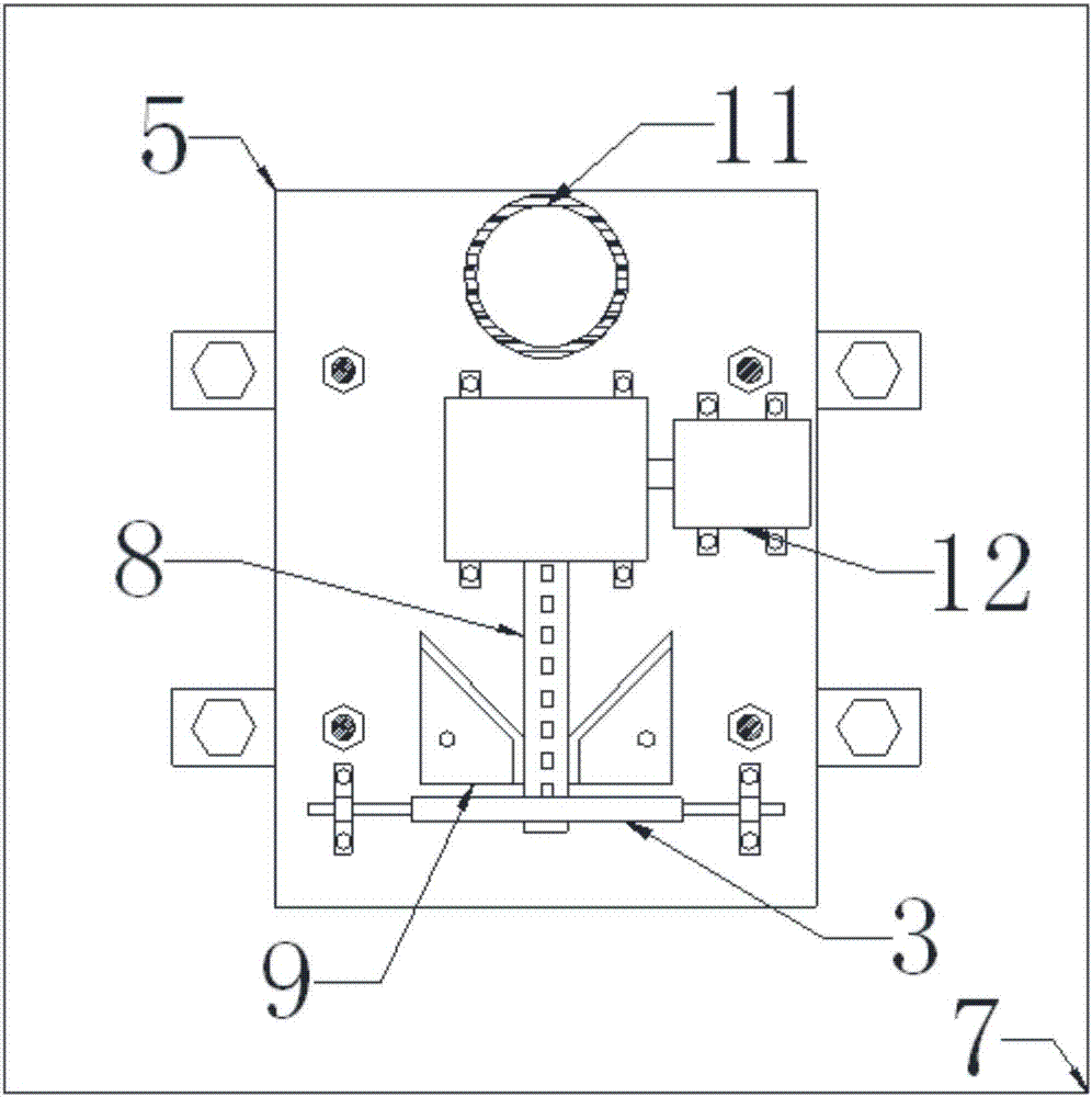 Instrument for automatically measuring layered settlement system and measurement and installation method of instrument