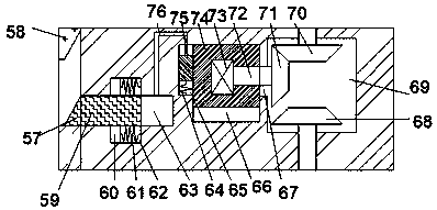 Boarded door paint spraying device