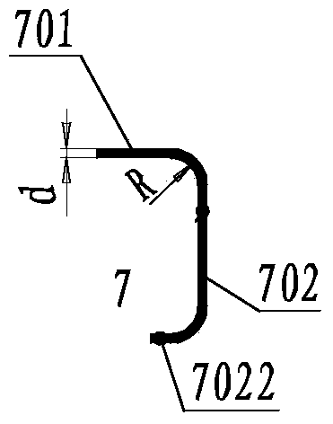 Inserted type outer frame L-type steel wall connecting piece structure free of scaffold hole and construction method thereof