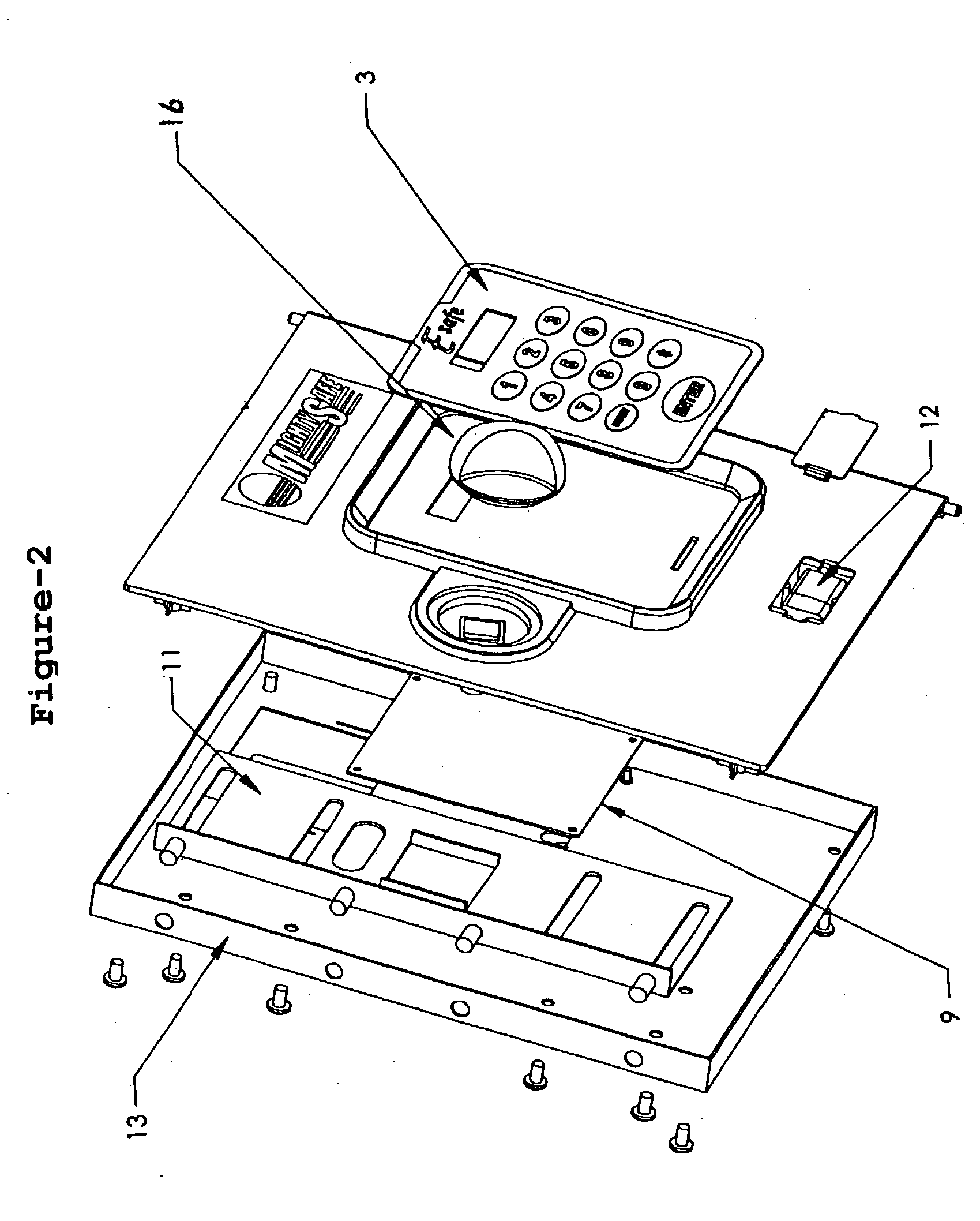 Apparatus for preventing the theft of laptop computers