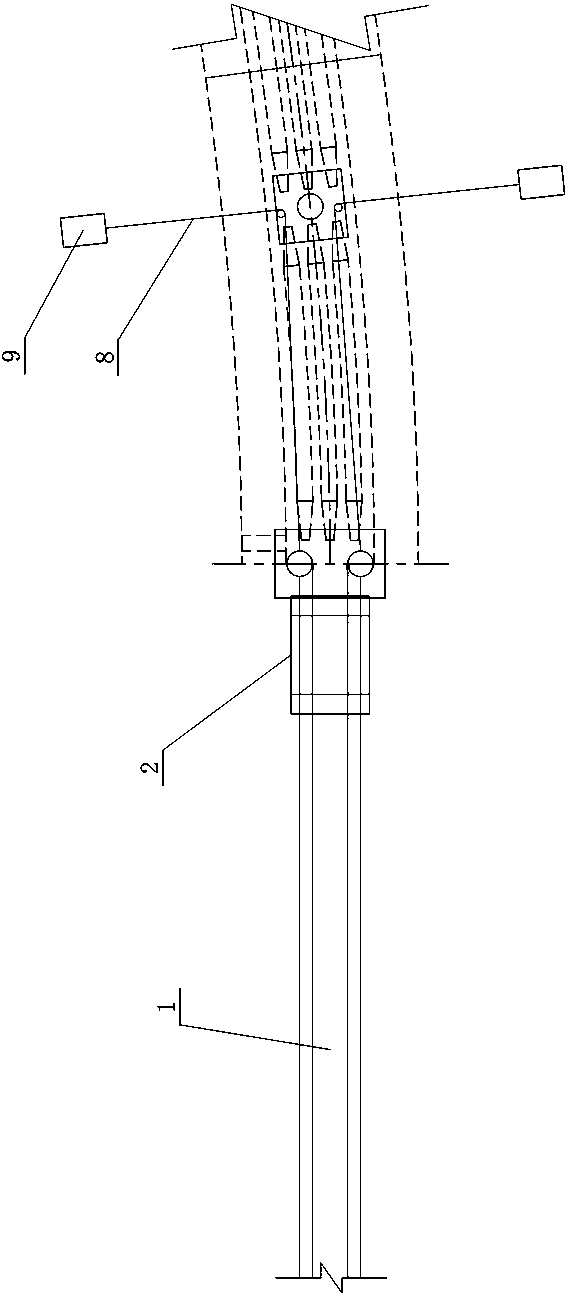 A continuous dumping demolition method for multi-span viaduct bridges