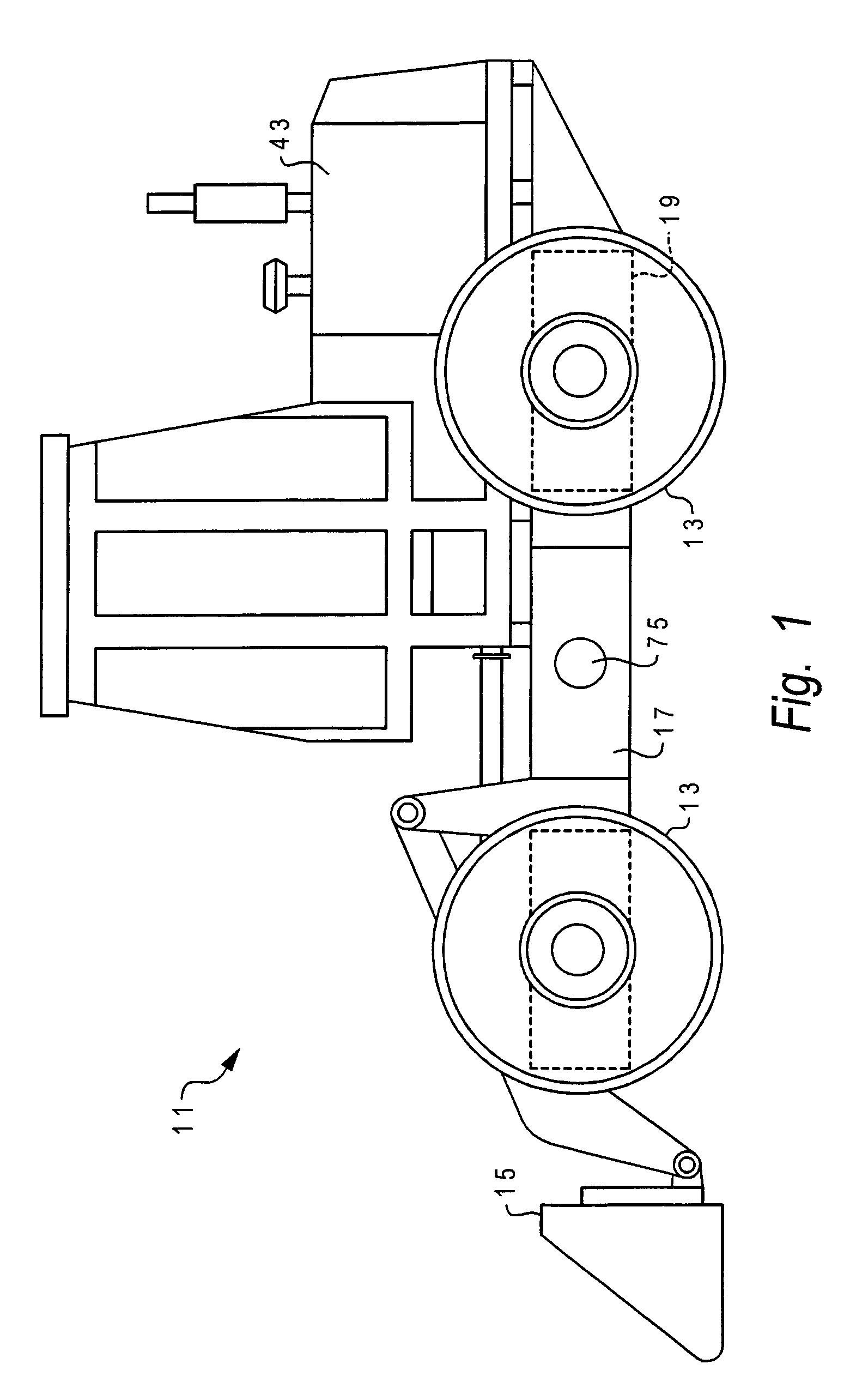 Multiwheeled modular rigid frame vehicle