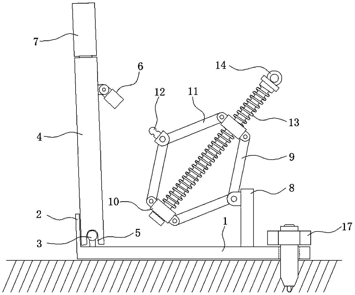 Frame template for roadbed and pavement engineering construction