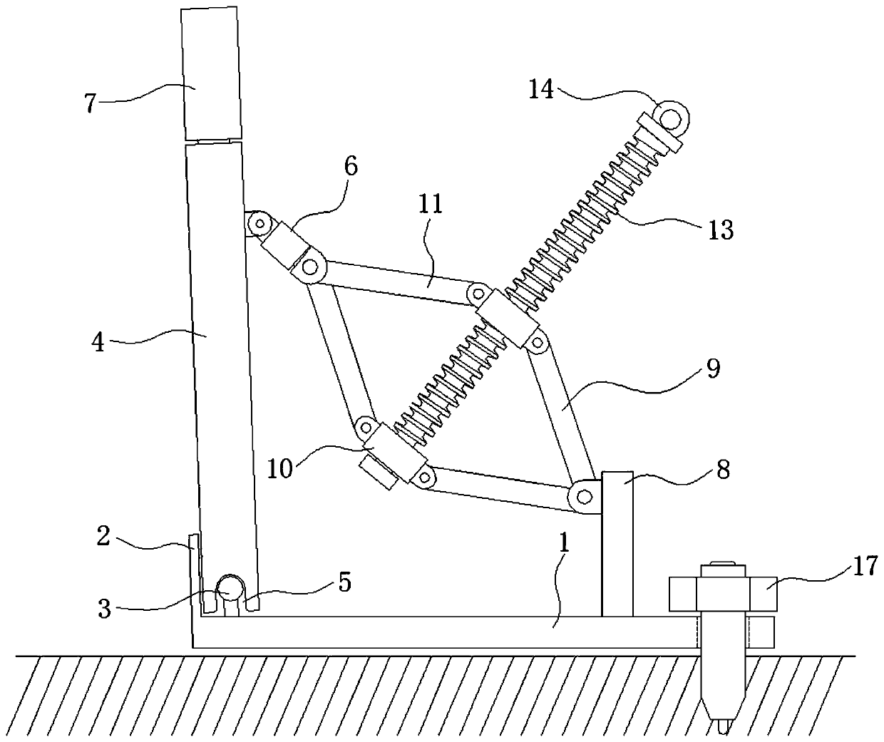 Frame template for roadbed and pavement engineering construction