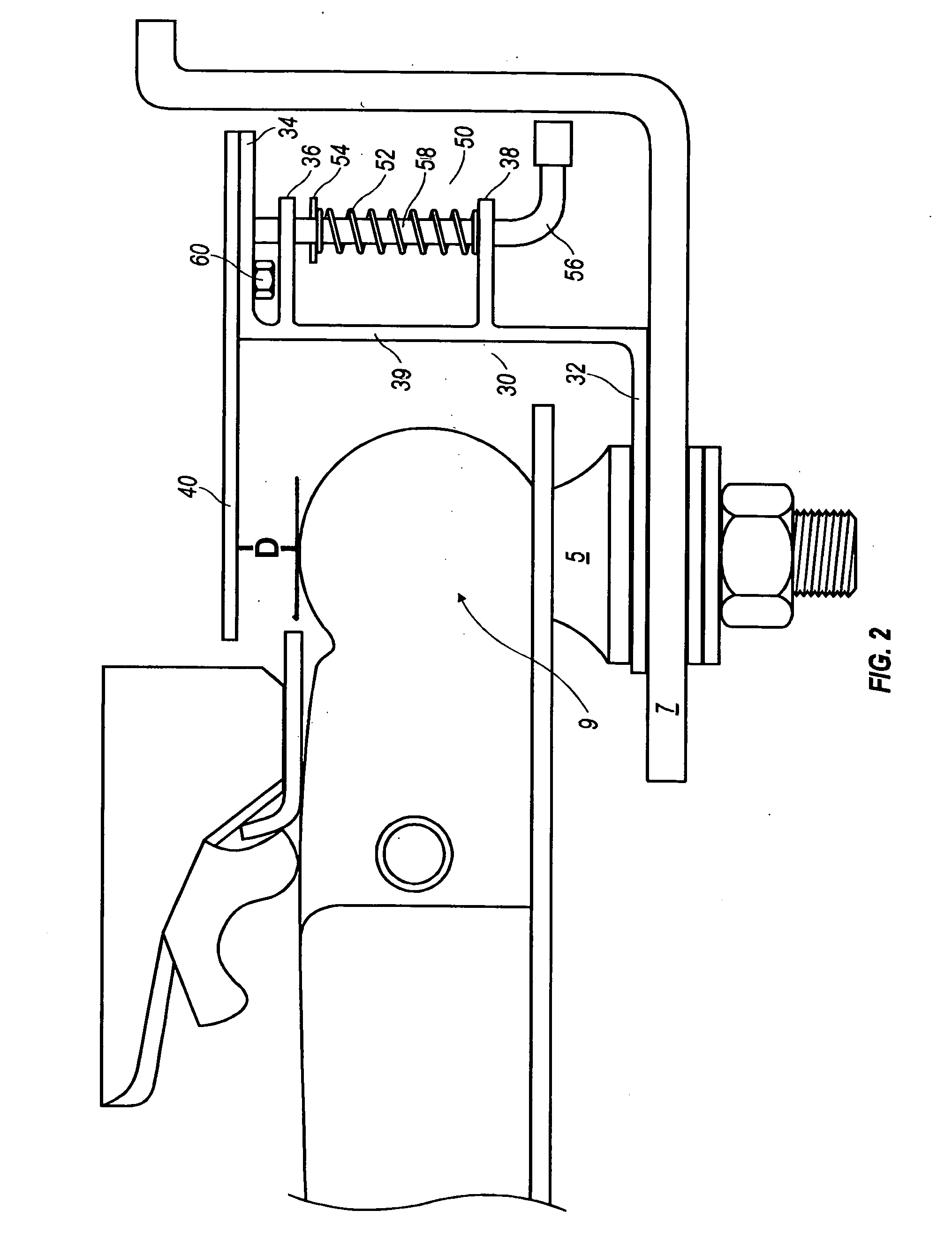 Unitary trailer hitch safety device