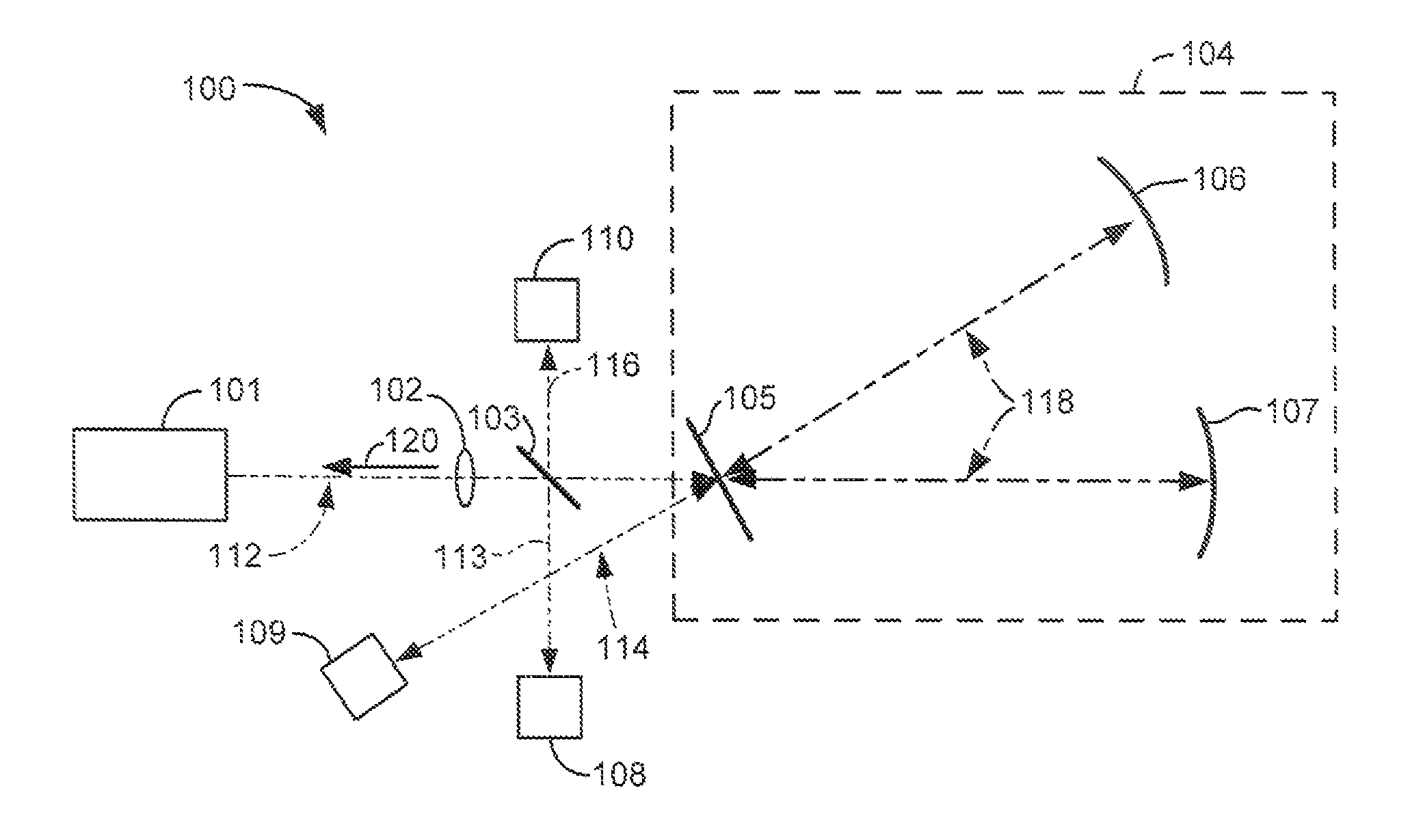 Laser based cavity enhanced optical absorption gas analyzer