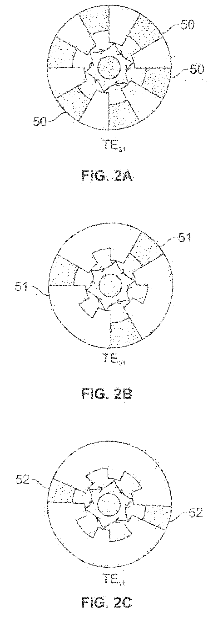 Magnetron device with mode converter and related methods