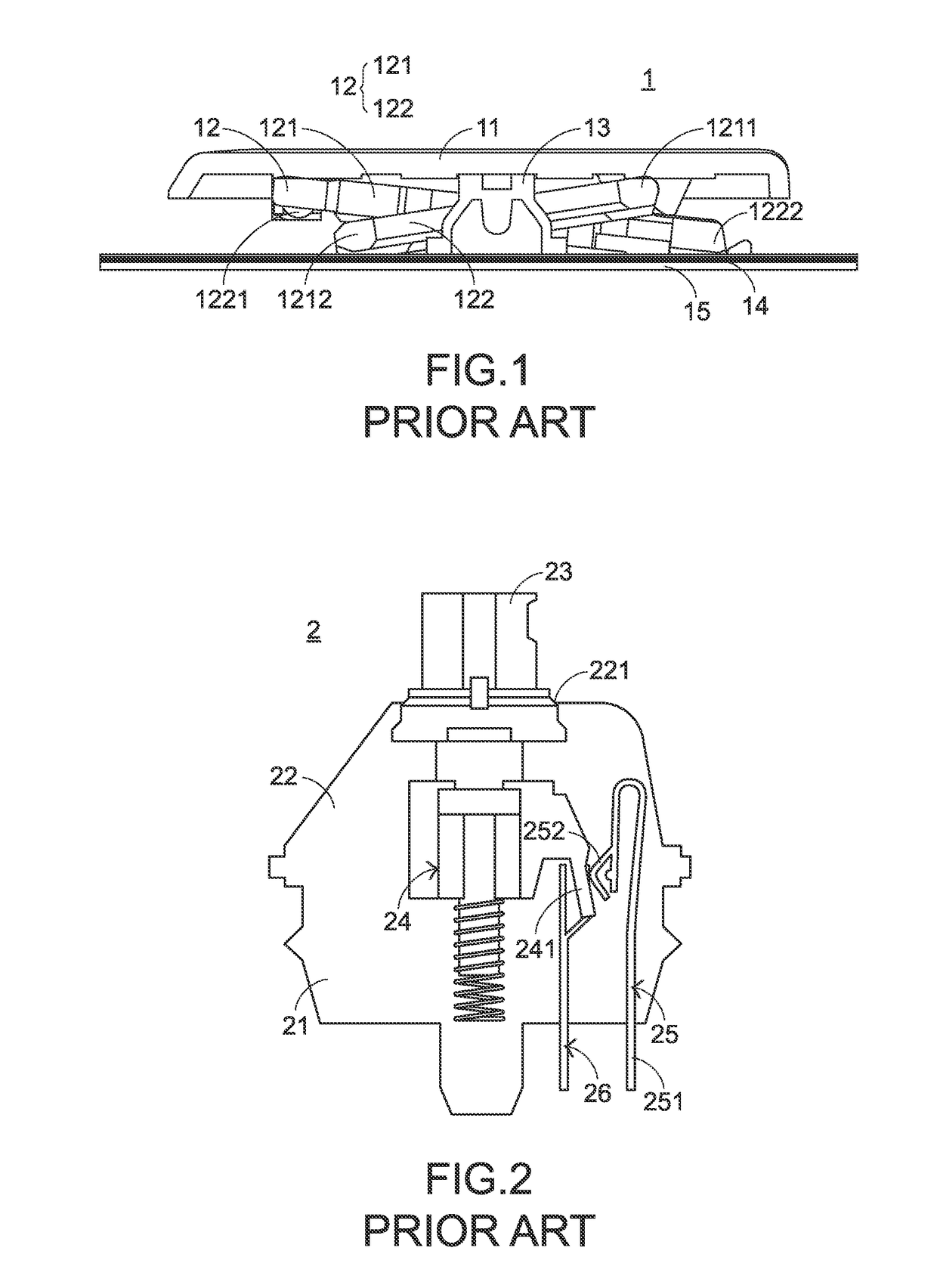 Illuminated dual pressure sensing key