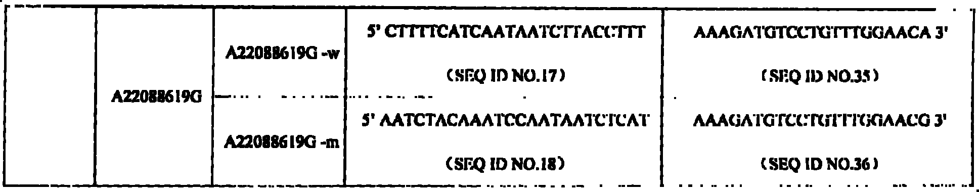 SNP (Single Nucleotide Polymorphism) detection liquid phase chip for KIF6 and apo E genes and chromosome 9p21 section