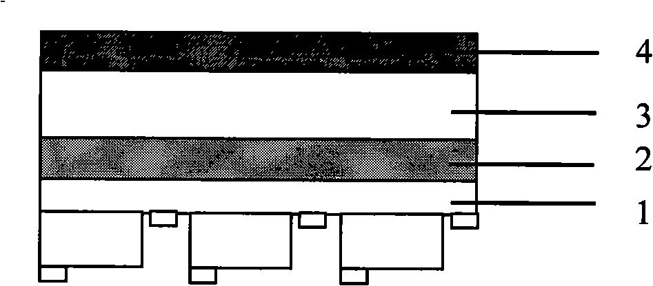 Method for preparing thin film type photon lattice structure GaN base LED