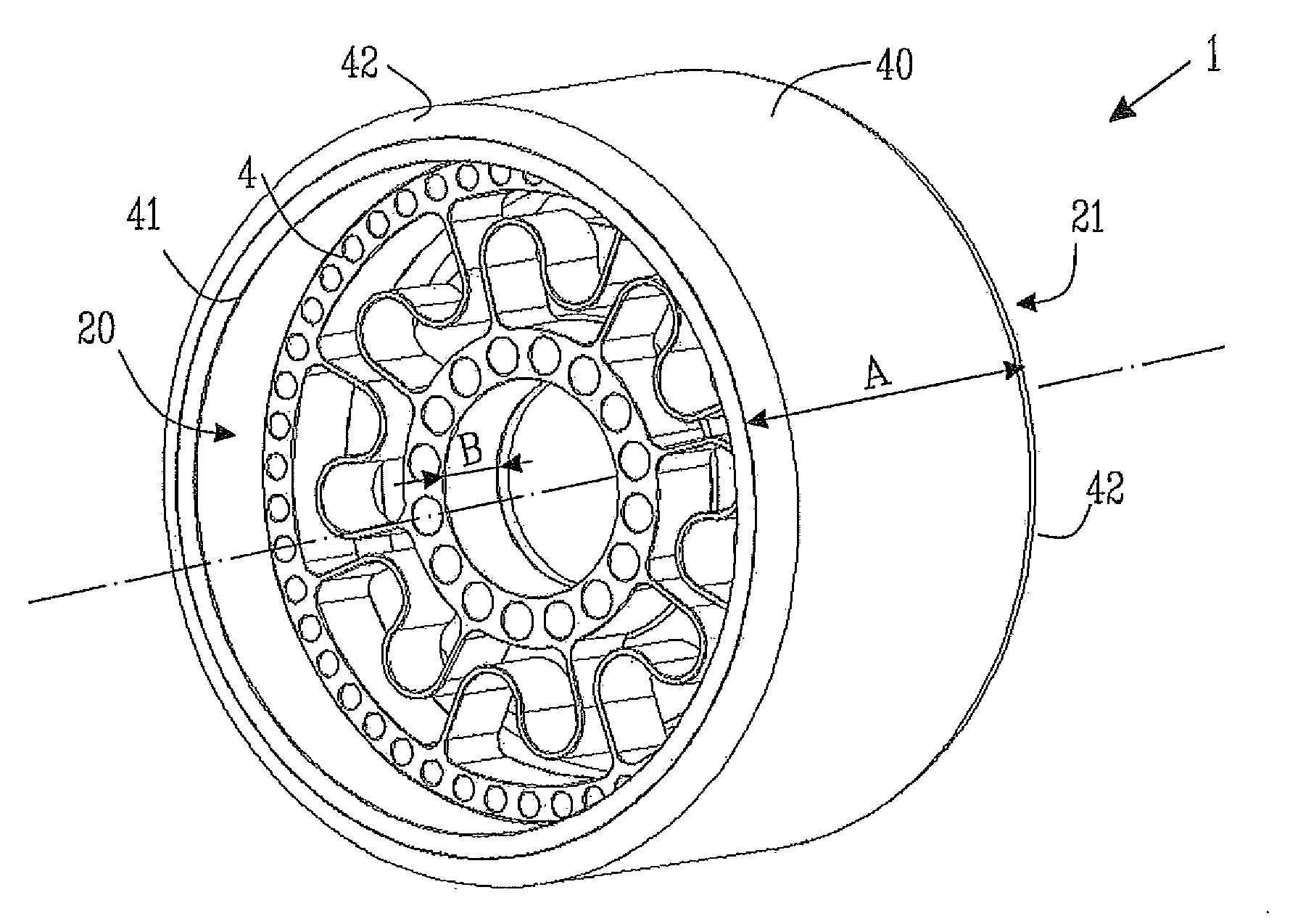 Shock absorbing wheel