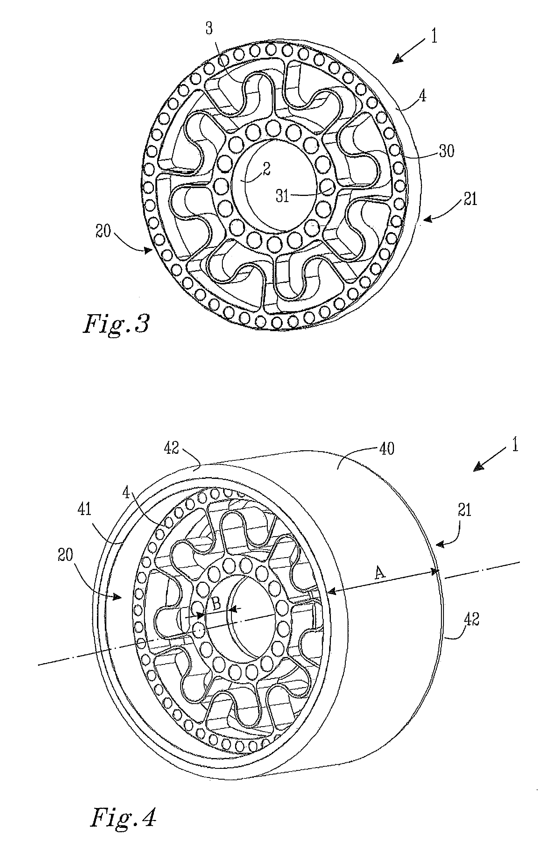 Shock absorbing wheel