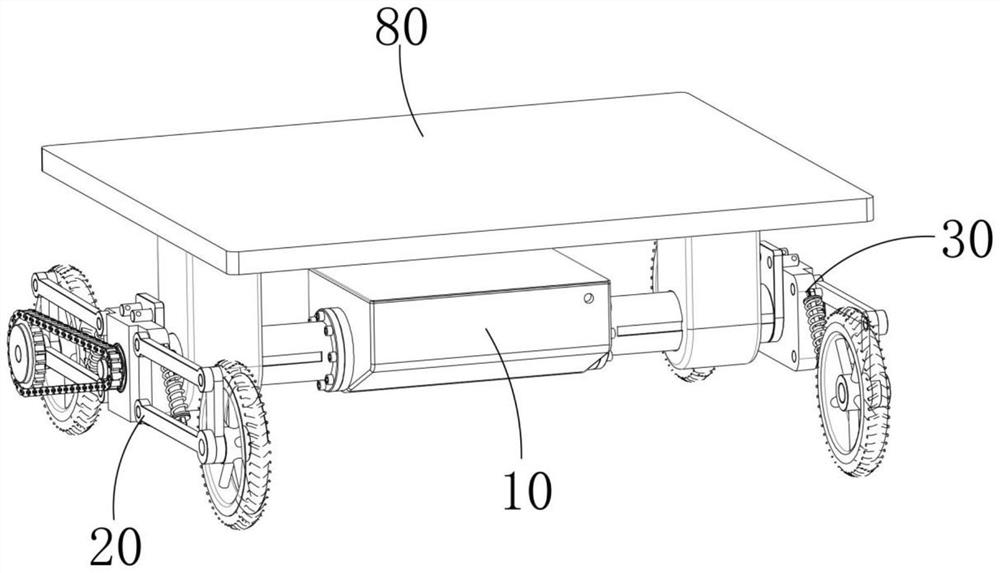 Free obstacle-crossing storage cargo handling tool and storage cargo handling method