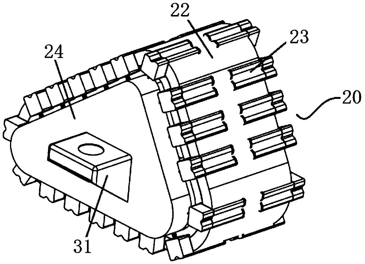 A crawler-type wall-climbing robot that can steer freely