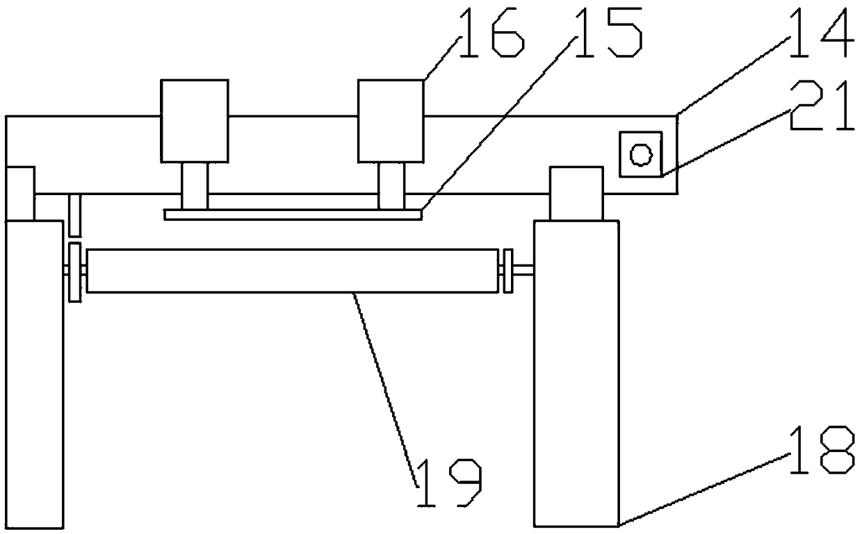 Plate positioning device of plate shearing machine