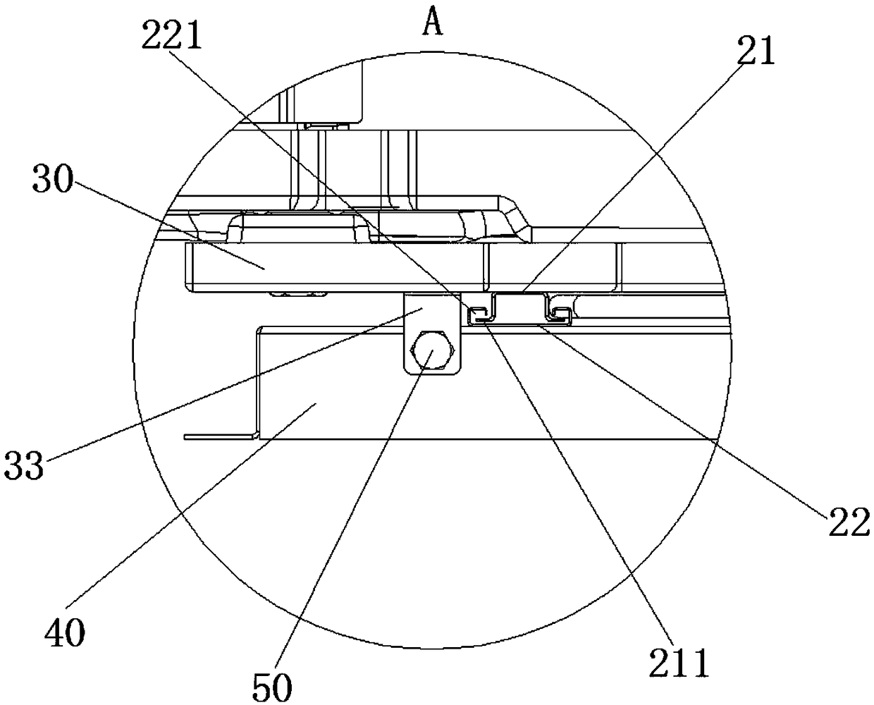 Air-conditioner external unit installation structure and installation method of air-conditioner external unit