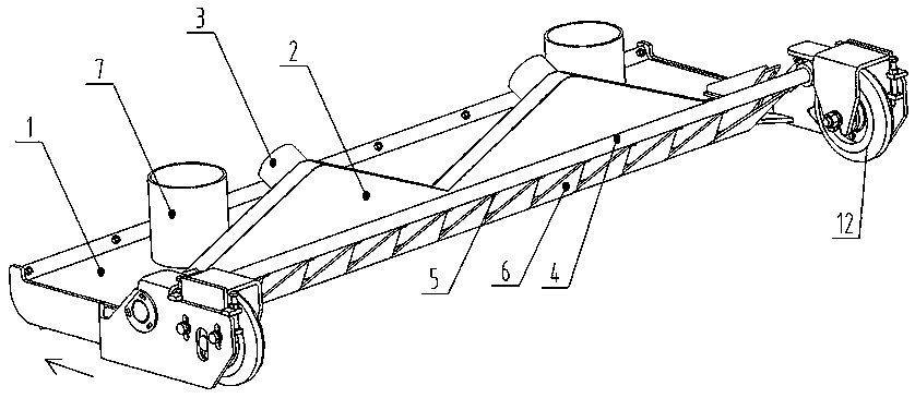 Gas-liquid two-phase washing suction nozzle and sanitation vehicle