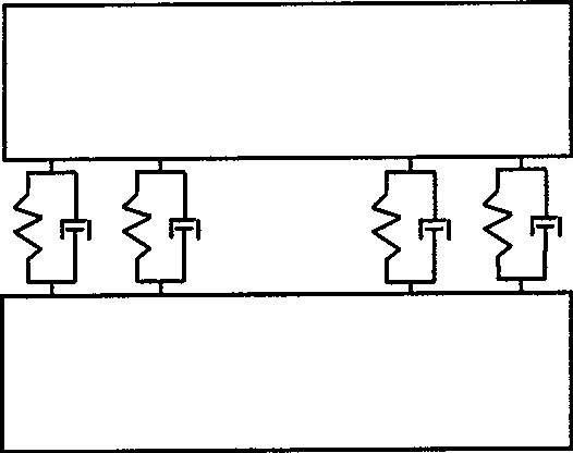 Fixation joint part dynamics parameter identification method for machine tool