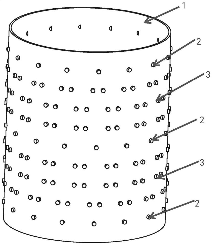 Three-dimensional liquid-solid two-phase flow detection device and method based on electrical tomography