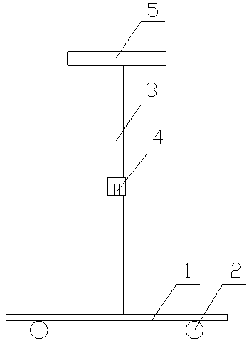 Concrete slump test board