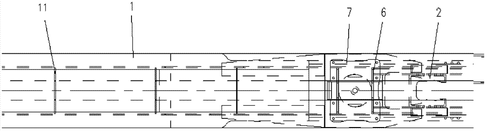 Central beam assembly applicable to railway wagon having large weight-concentrating capability