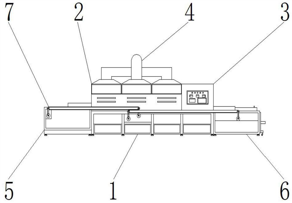 Low-temperature sterilization device for food production