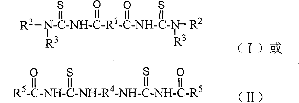 Sulphide ore floation collector and use method of diacyl bis-thiourea and preparation method thereof