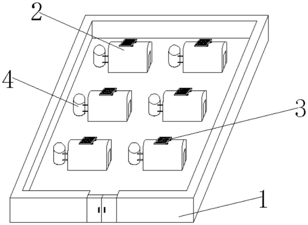 Chick breeding equipment based on novel feed proportioning and breeding method thereof